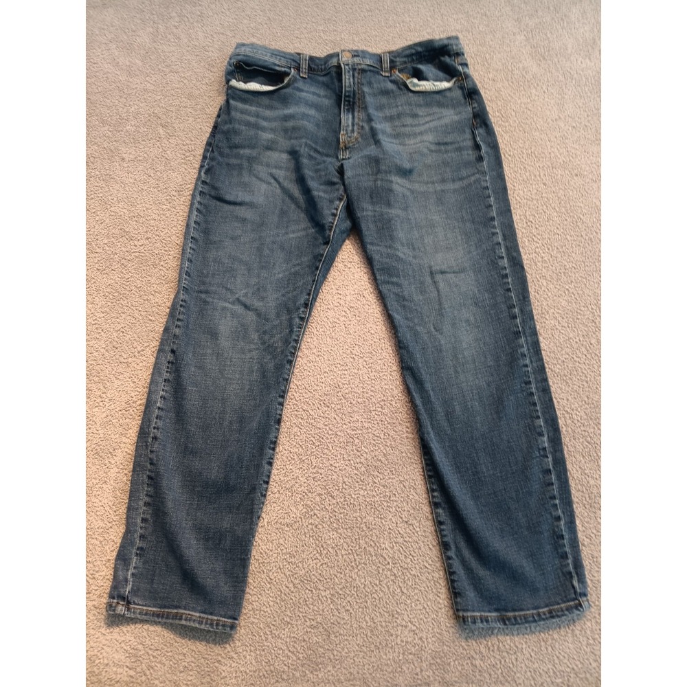 Lucky Brand 121 Slim Straight Men's Jeans Blue Denim W38 L32‎